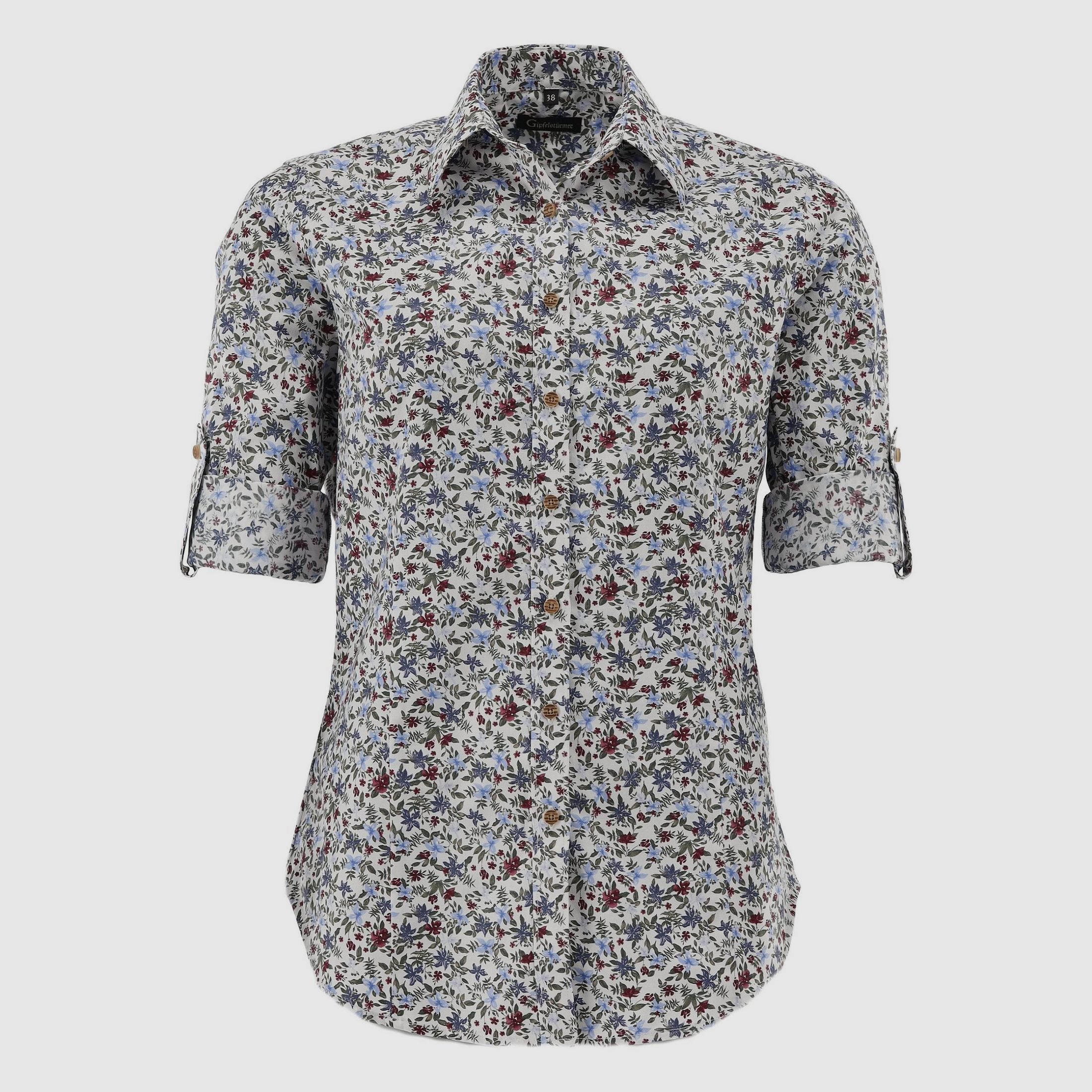 OS TRACHTEN WOMEN'S SHIRT SPRING FLOWERS, image 1 of 4