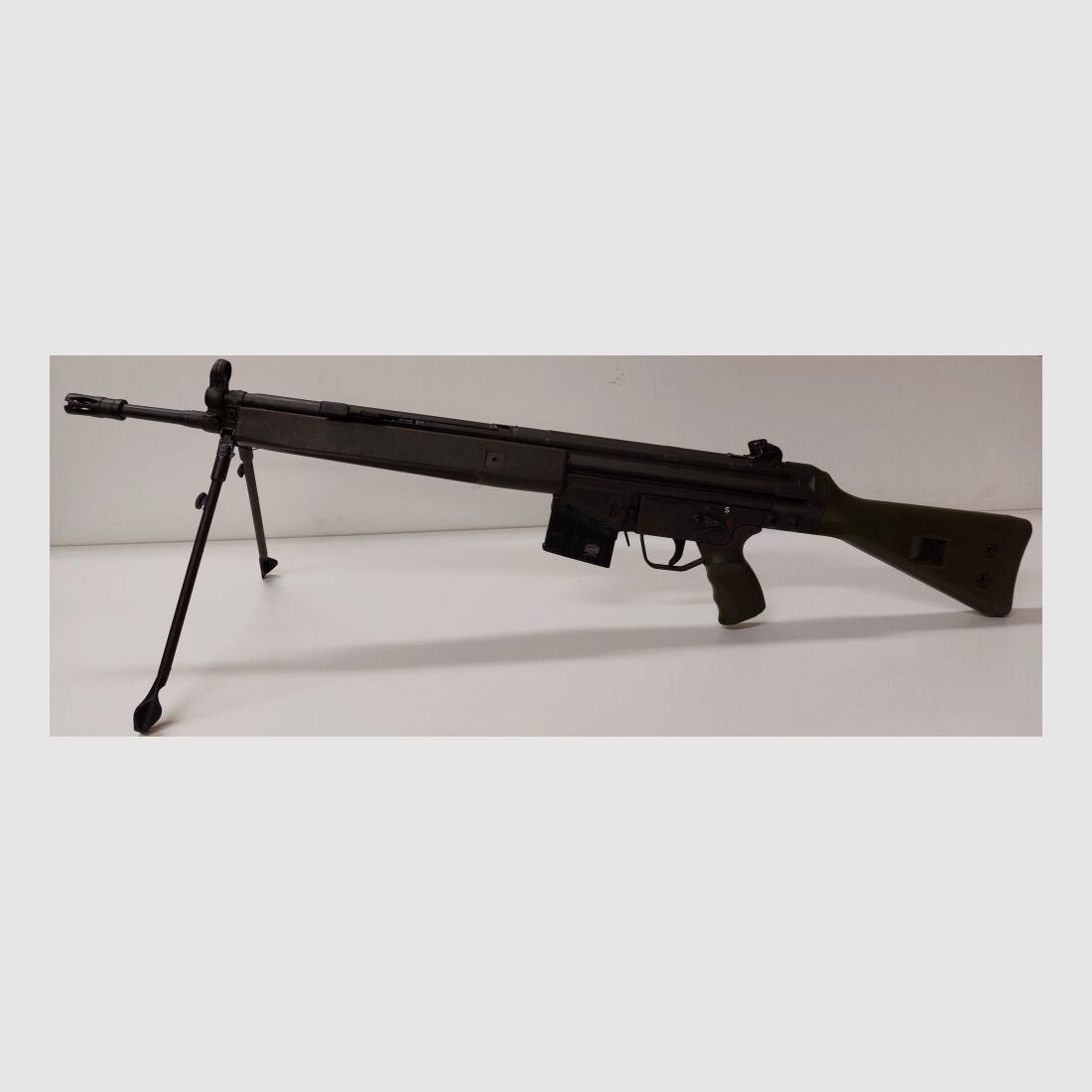Heckler & Koch Original Heckler & Koch H&K G3 bipiede con piedi in plastica per calciolo trapezoidale