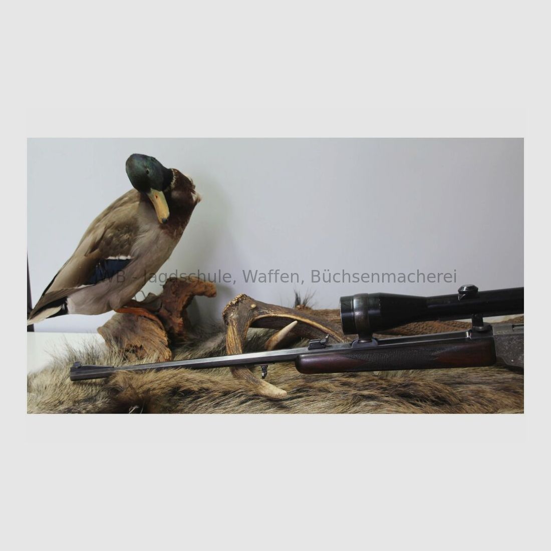 Carabina Stoermer con cañón octogonal 6,5x68R