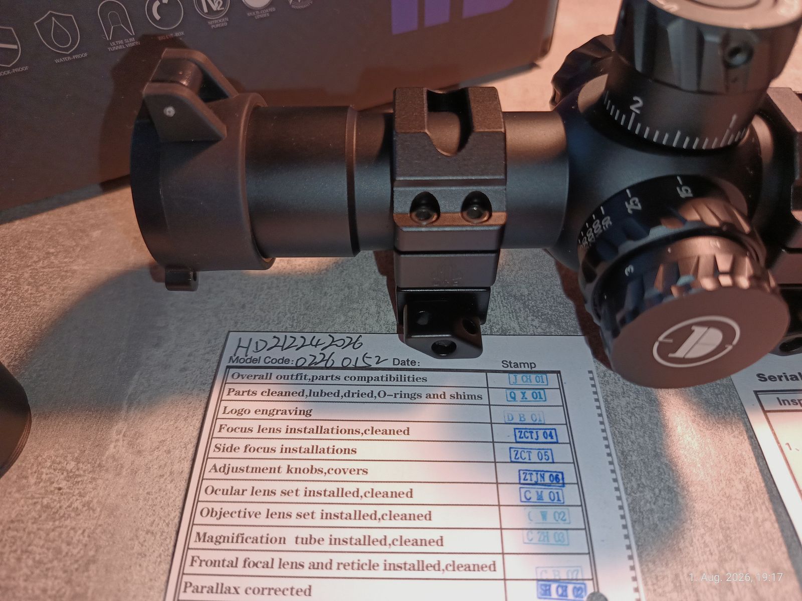 Discovery Optics HD 2-12x24 FFP z szybkozłączkami UTG
