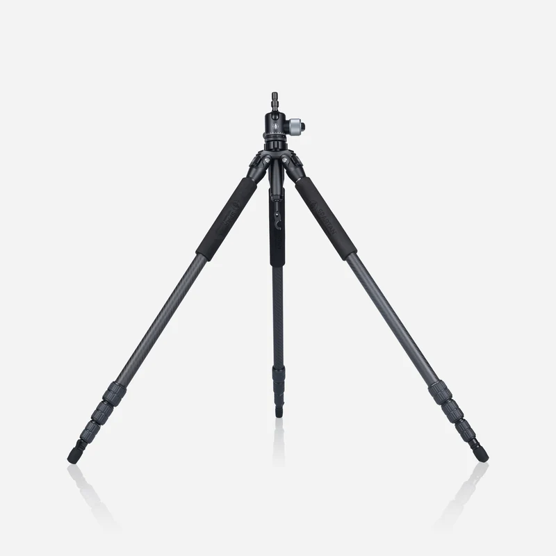Spartan Precision Equipment Ascent Tripod™ Gen 2 Woodland mit Davros Pro Head™ und Trekkingstockgriffen