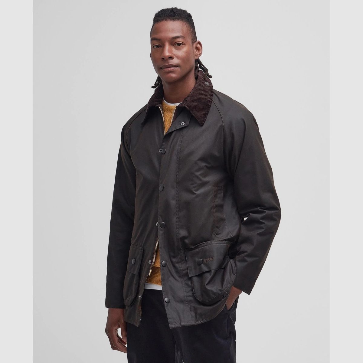 BARBOUR Classic Beaufort chaqueta de cera oliva
