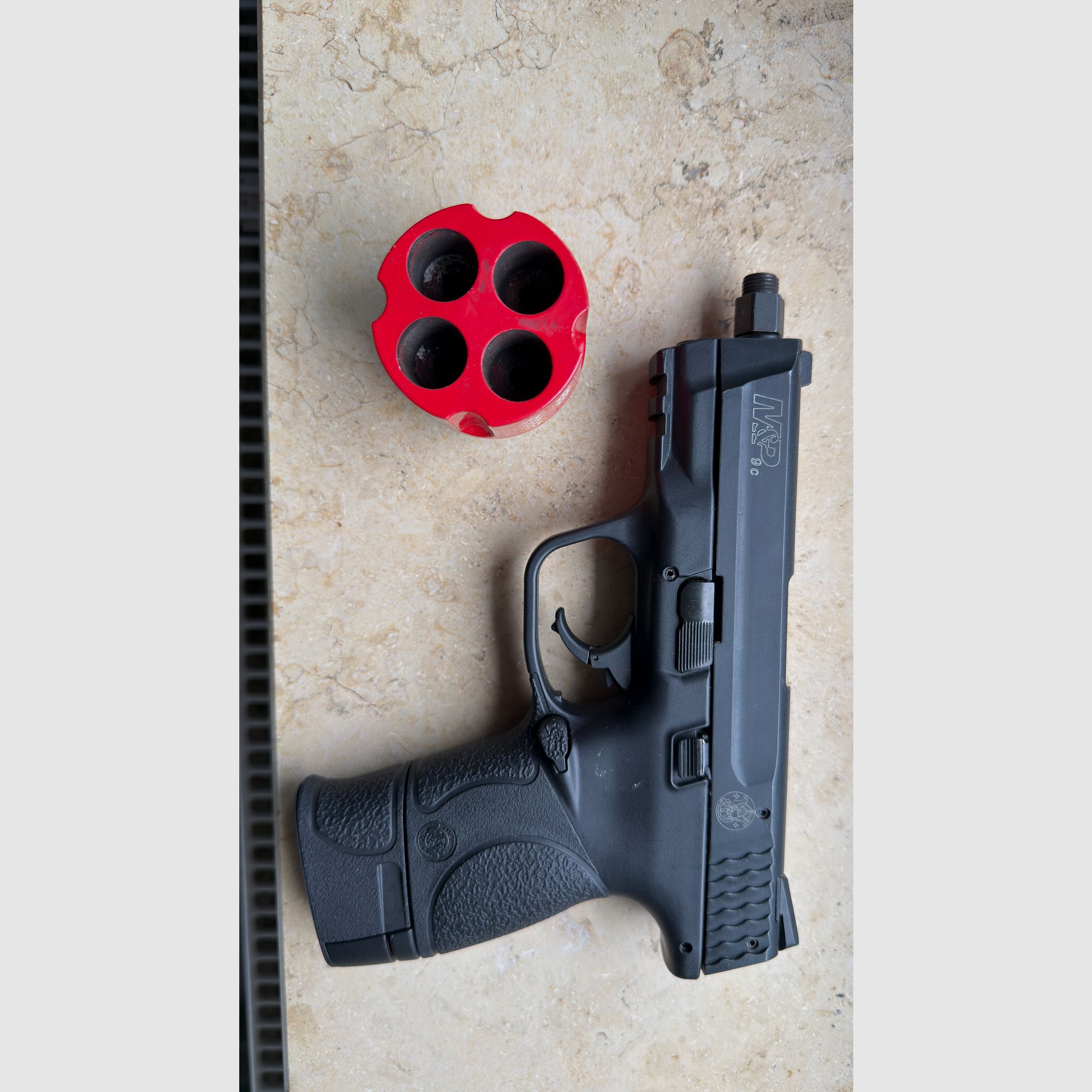 Smith & Wesson M&P 9c Schreckschusspistool 9 mm P.A.K. – Topstaat – slechts 100 schoten