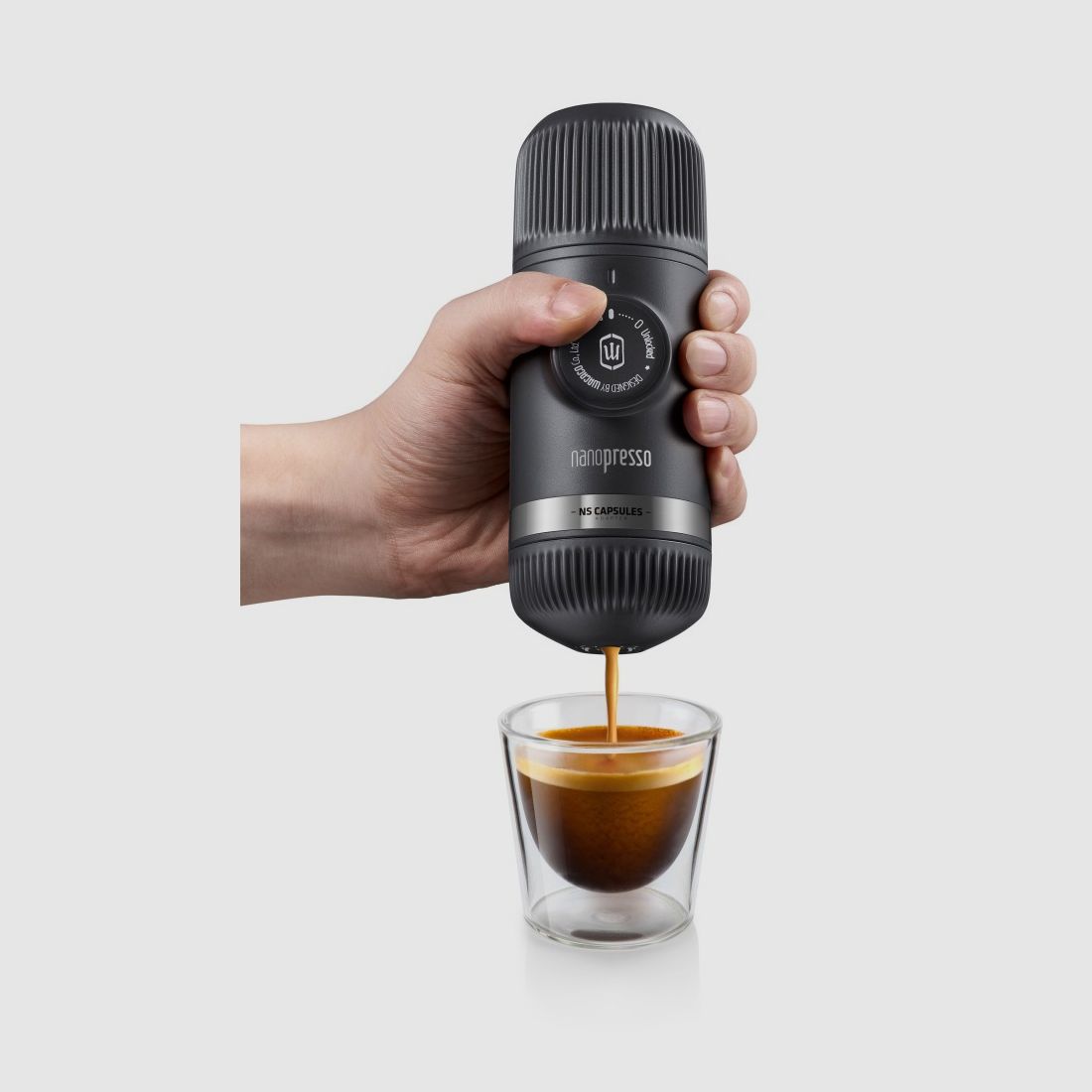 Wacaco Nanopresso grigio/antracite con borsa