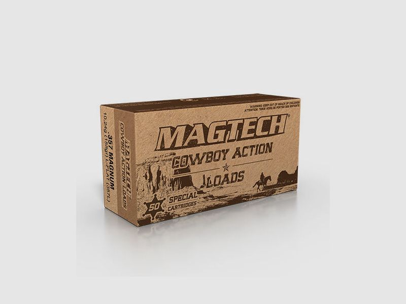 Magtech Cowboy Action 10.2g/158grs à50 .357 Mag