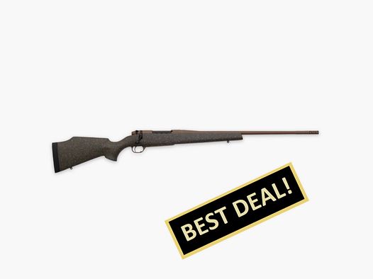 Weatherby MARK V WEATHERMARK LT .300 WEATH MAG 26"/66CM FDE CERAKOTE 1/2"-28