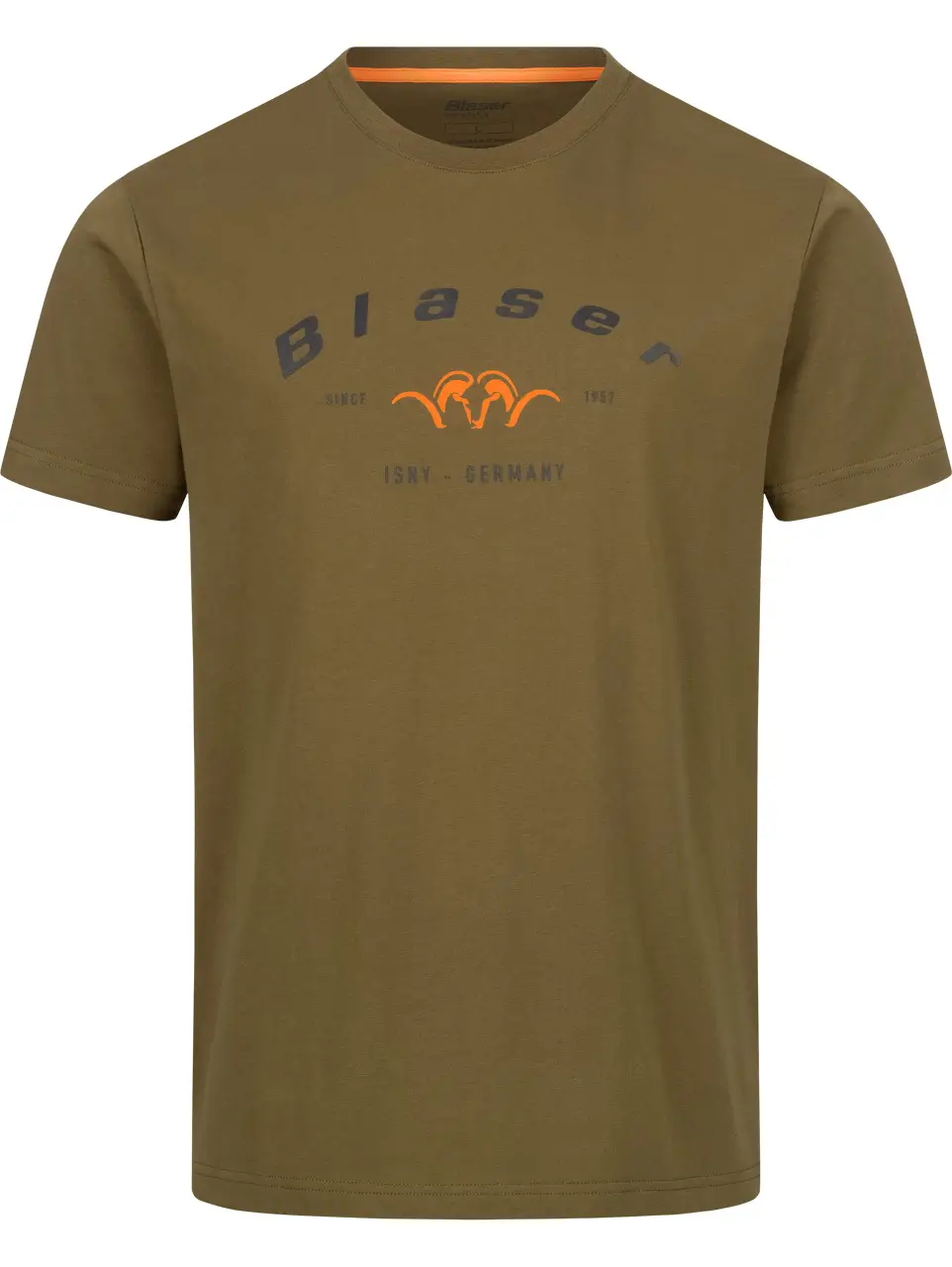 Blaser T-Shirt T 24 mit Argali-Logo (Oliv)