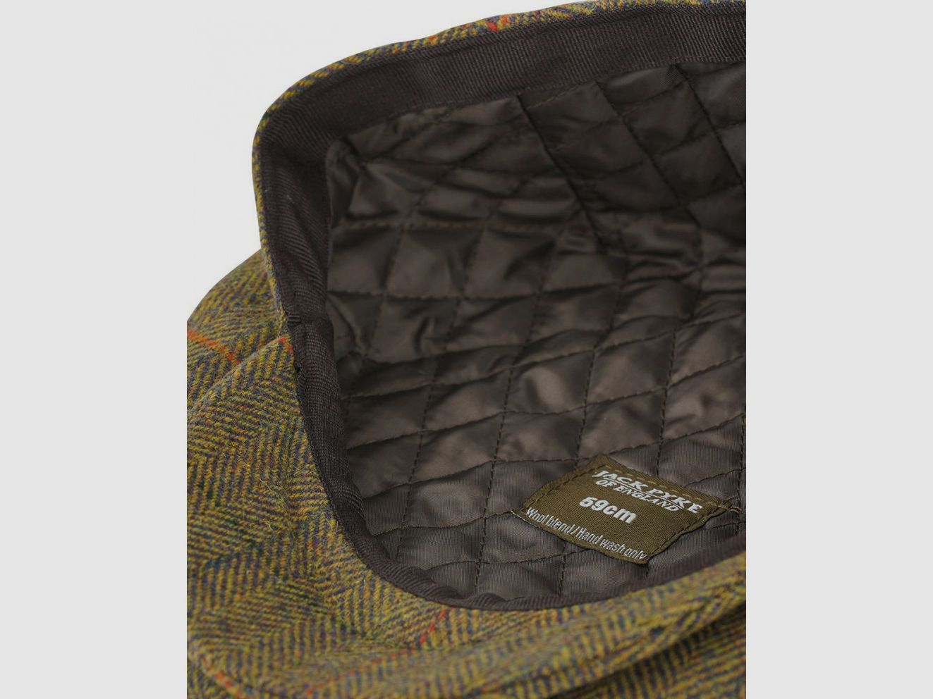 Cappello Piatto Jack Pyke Tweed Marrone, immagine 3 di 5