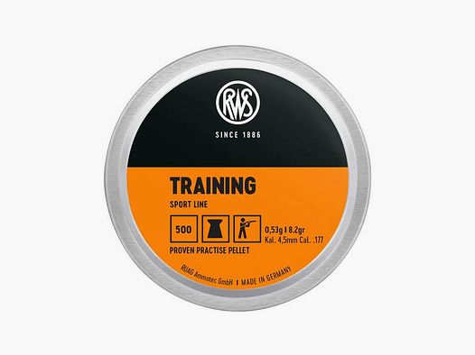 RWS Training Diabolos 500 pcs. caliber 4.5mm