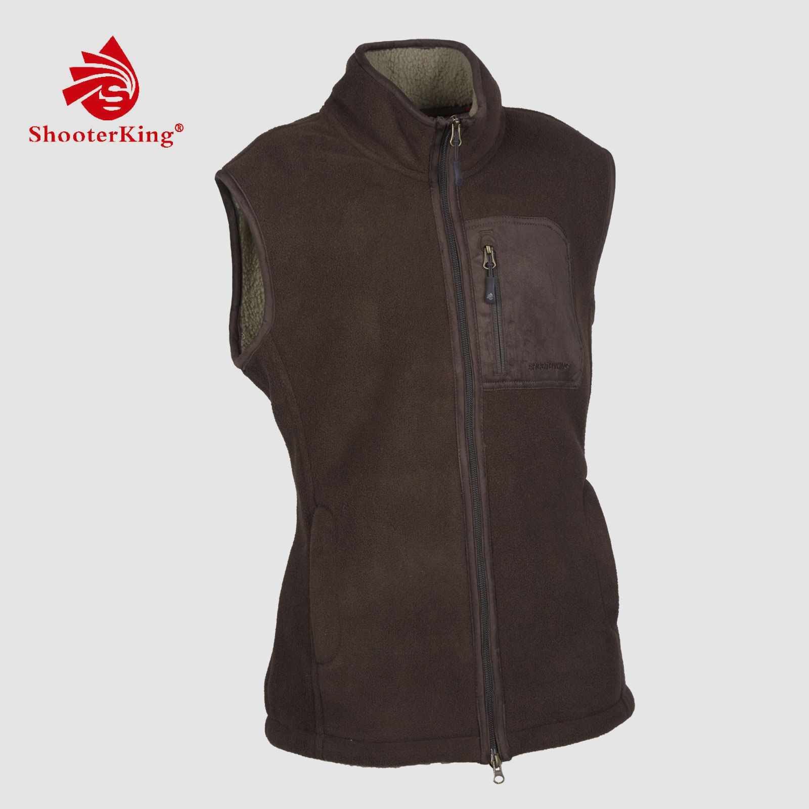 SHOOTERKING Fleece Weste Forest Damen