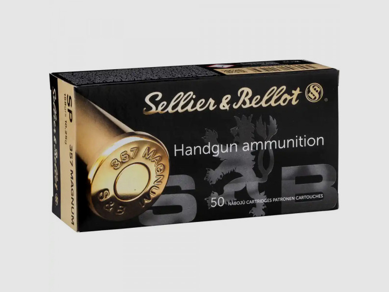 SELLIER & BELLOT .357MAG. 158GRS SP - 50 SCHUSS