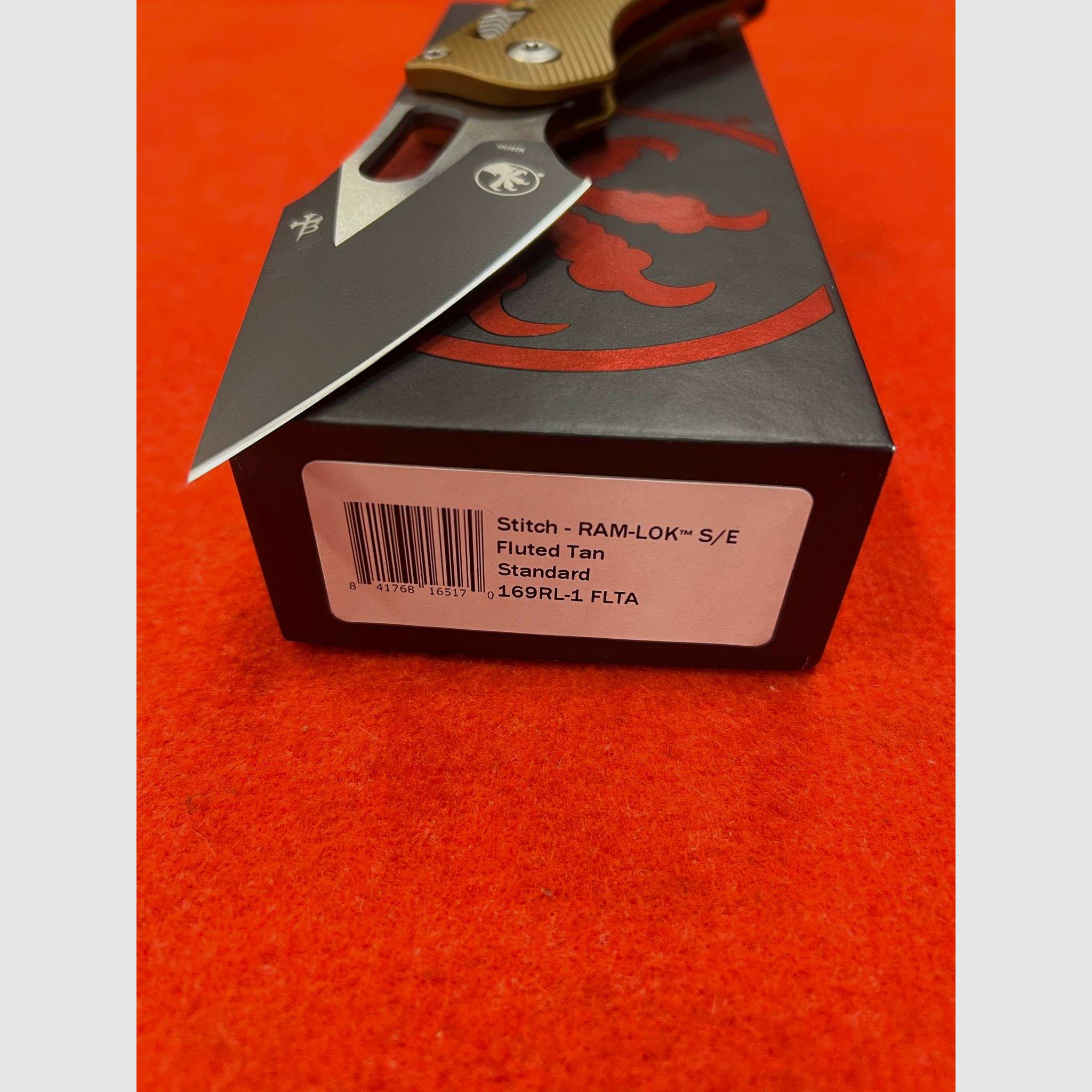 Microtech Stitch – RAM-LOK S/E FLUTED TAN STANDARD 169RL-1 FLTA, Bild 5 von 5