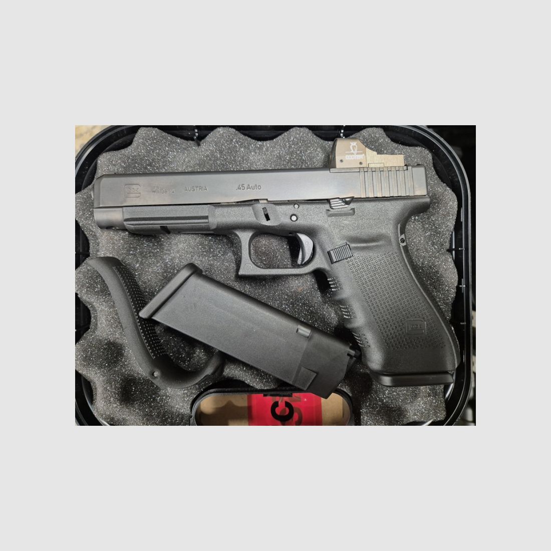 Glock 41 Gen 4 MOS .45 Auto mit Docter Sight ab 1  !