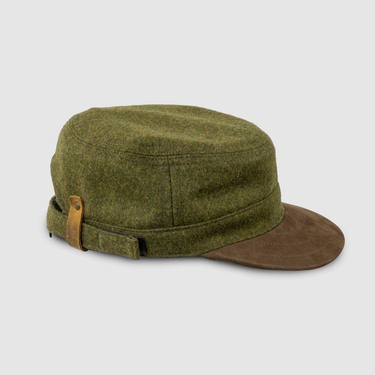 Loden Field Cap "Schirmling", Moosgrün
