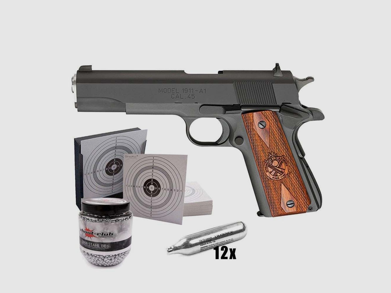 Springfield Armory	 Springfield 1911 Co2 Pistole Kal. 4,5mm Stahlkugeln