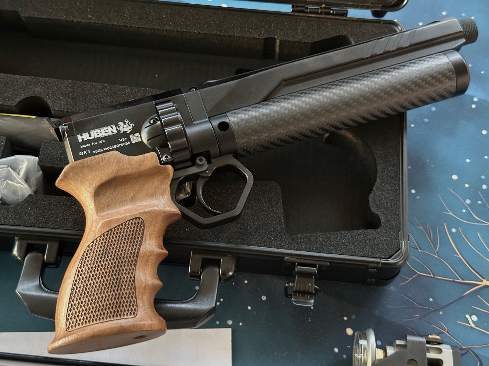 Pistolet à air comprimé Huben GK1 (V3+) Cal. .25 / 6,35 mm