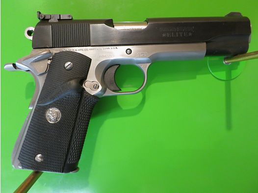 COLT 1911 Combat Elite, 5" Lauf, 9mm Luger, Duo Tone, Sammlerwaffe     #14-