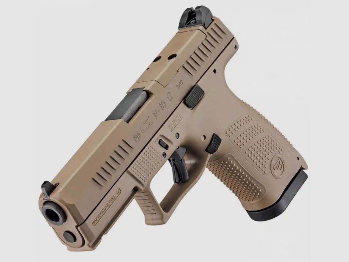CZ CZ Pistole P-10 C OR FDE 9mmLuger, Optics Ready, SFA - Striker Fire Action