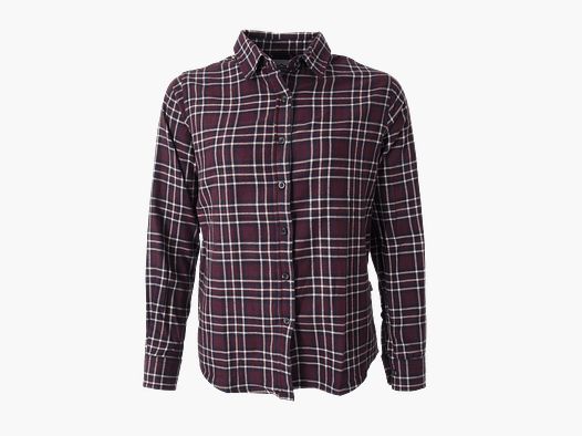 Tuxer Diana Women's Shirt Maroon Red Check M
