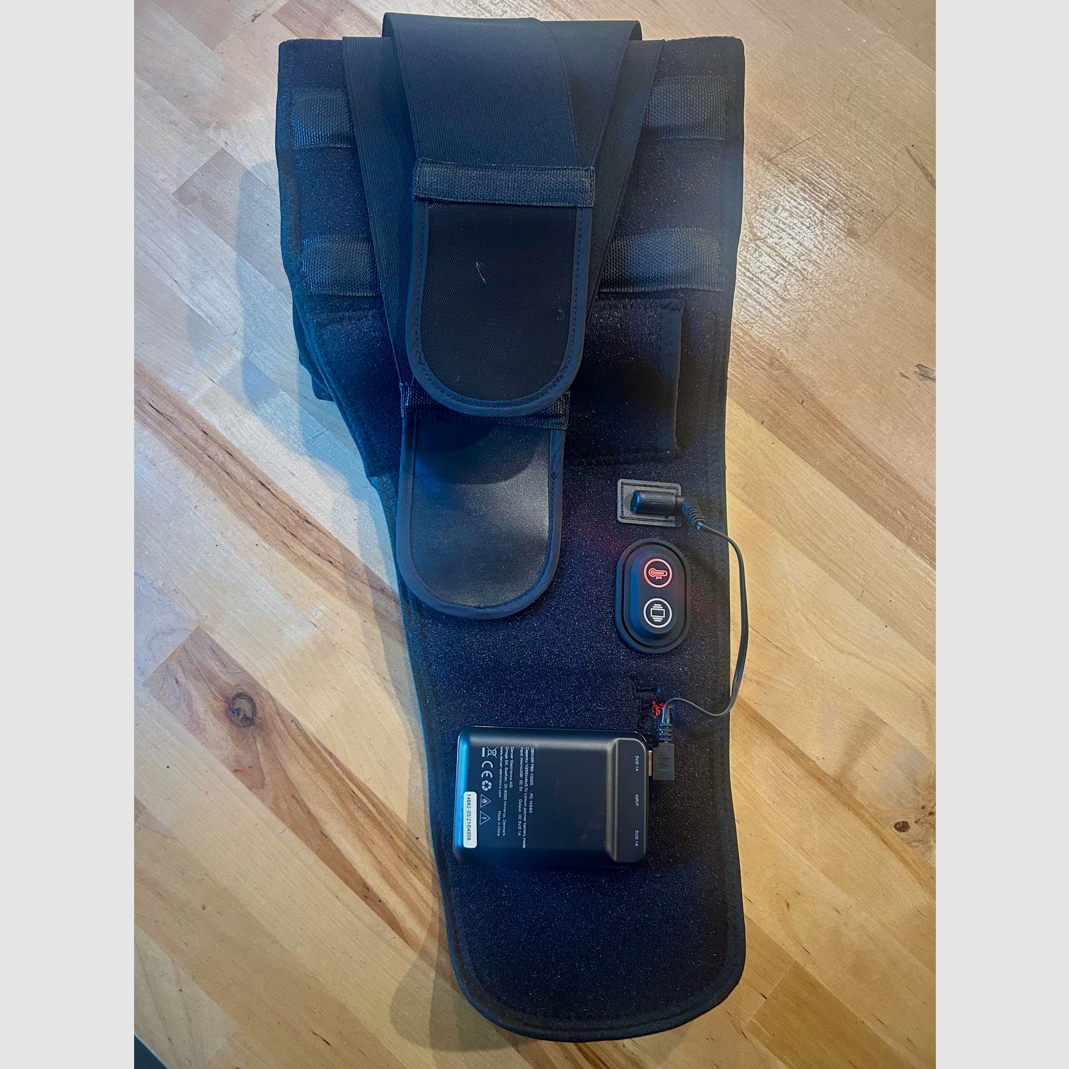 Beheizbarer Rücken-/ Lendenwirbelgurt mit Massage+Akku neu, Bild 4 von 4