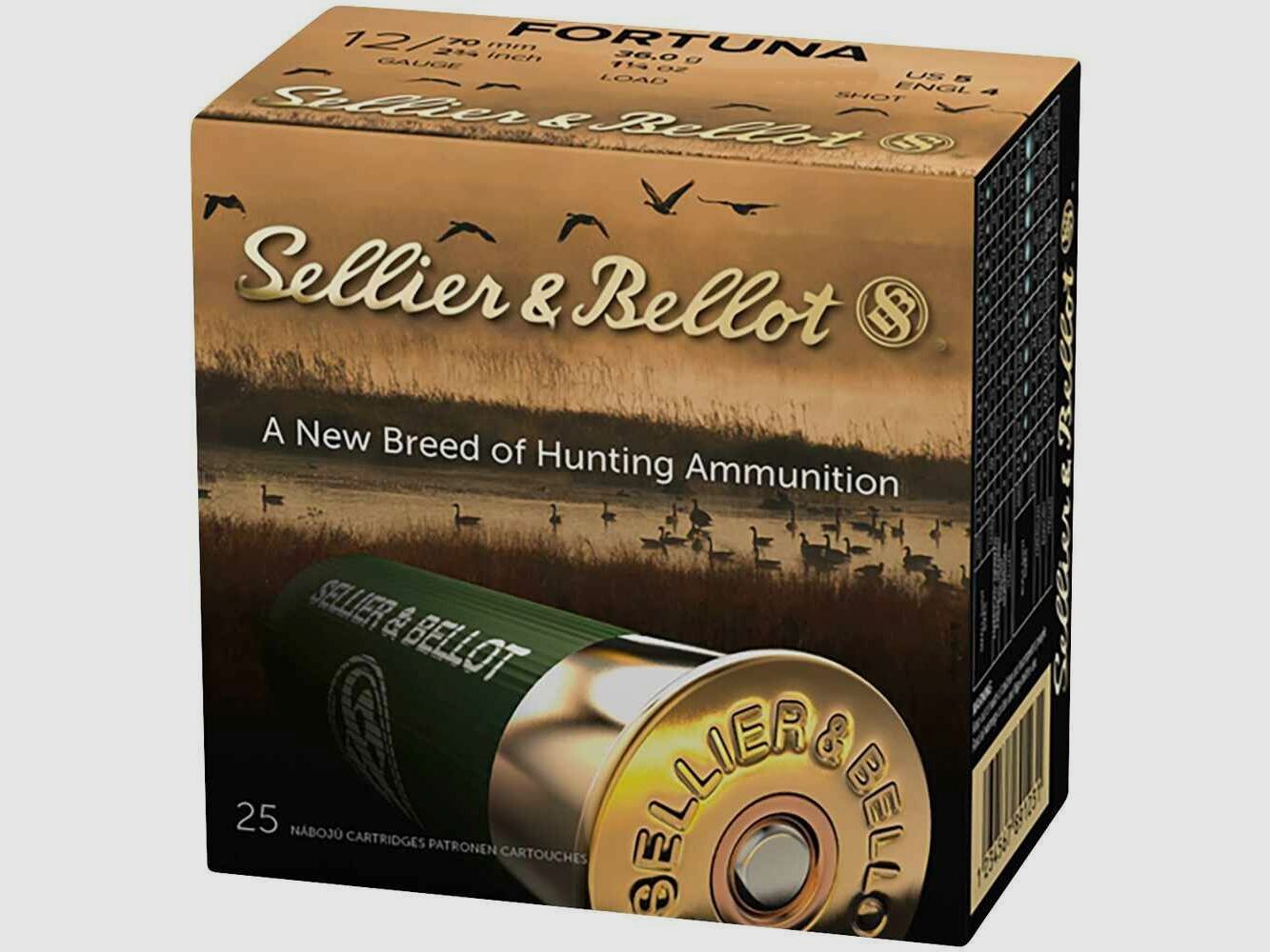 Sellier & Bellot S&B Fortuna Plastique 36g - 3,25mm - 25 pcs