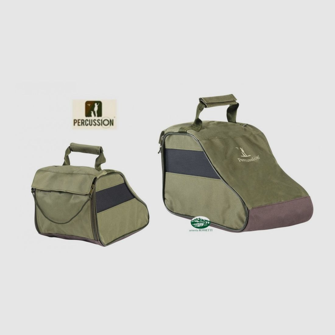 PERCUSSION Tasche für Stiefel grün 2777