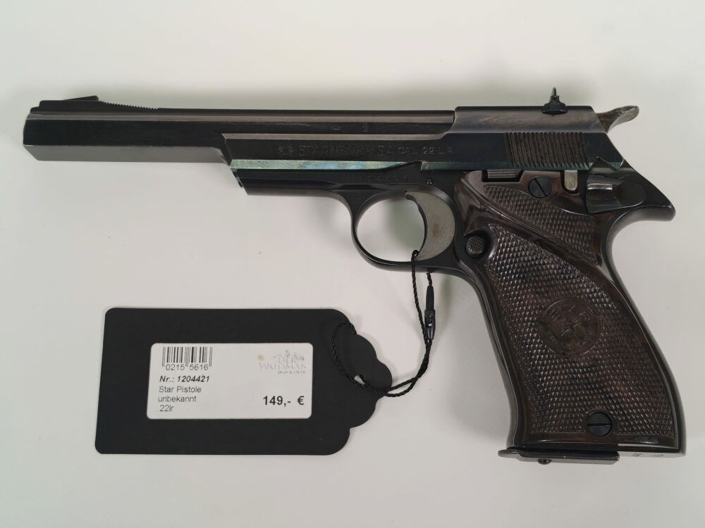 Pistolet Star .22 lr avec canon de 15 cm -