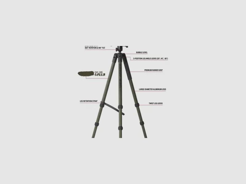 Tripod BOG Infinite trépied en aluminium | Arca Swiss + DeathGrip, image 9 sur 18