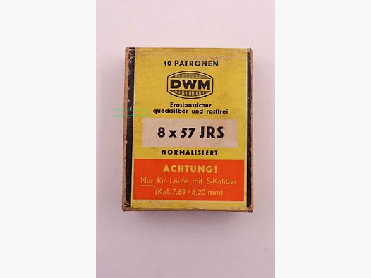 Berlin-Karlsruher-Ind.-Werke Büchsenpatronen 8x57JRS