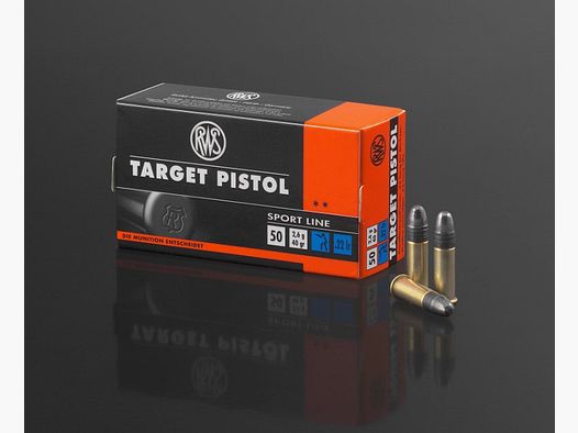RWS Target Pistol .22lr KK cartridges