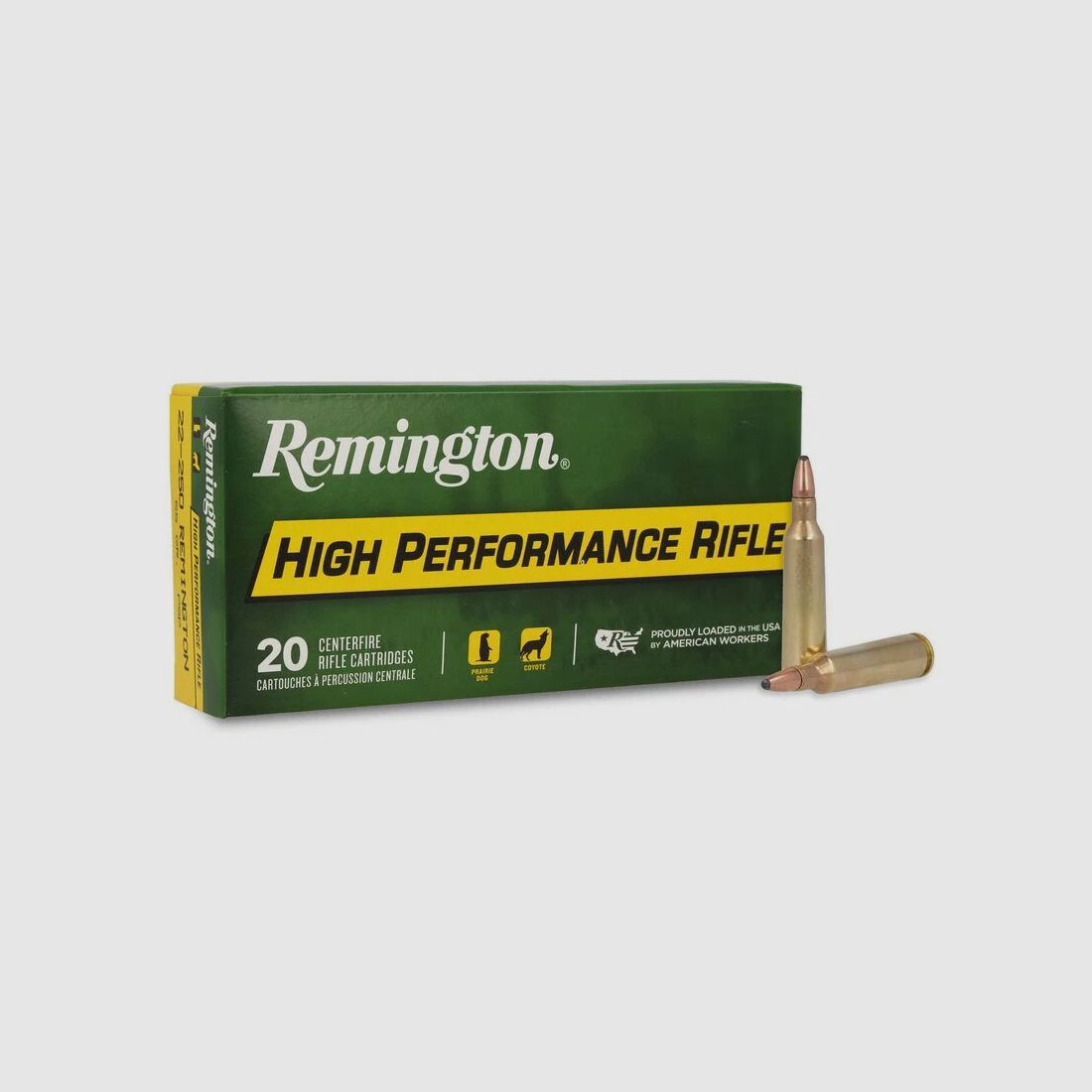 Remington High Performance .22-250 Rem. 55GR PSP 20 Patronen