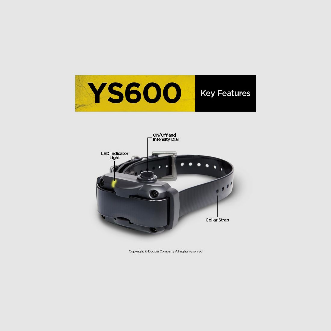 Halsband gegen Bellen DOGTRA YS600 für mittelgroße / große Hunde, Bild 3 von 4