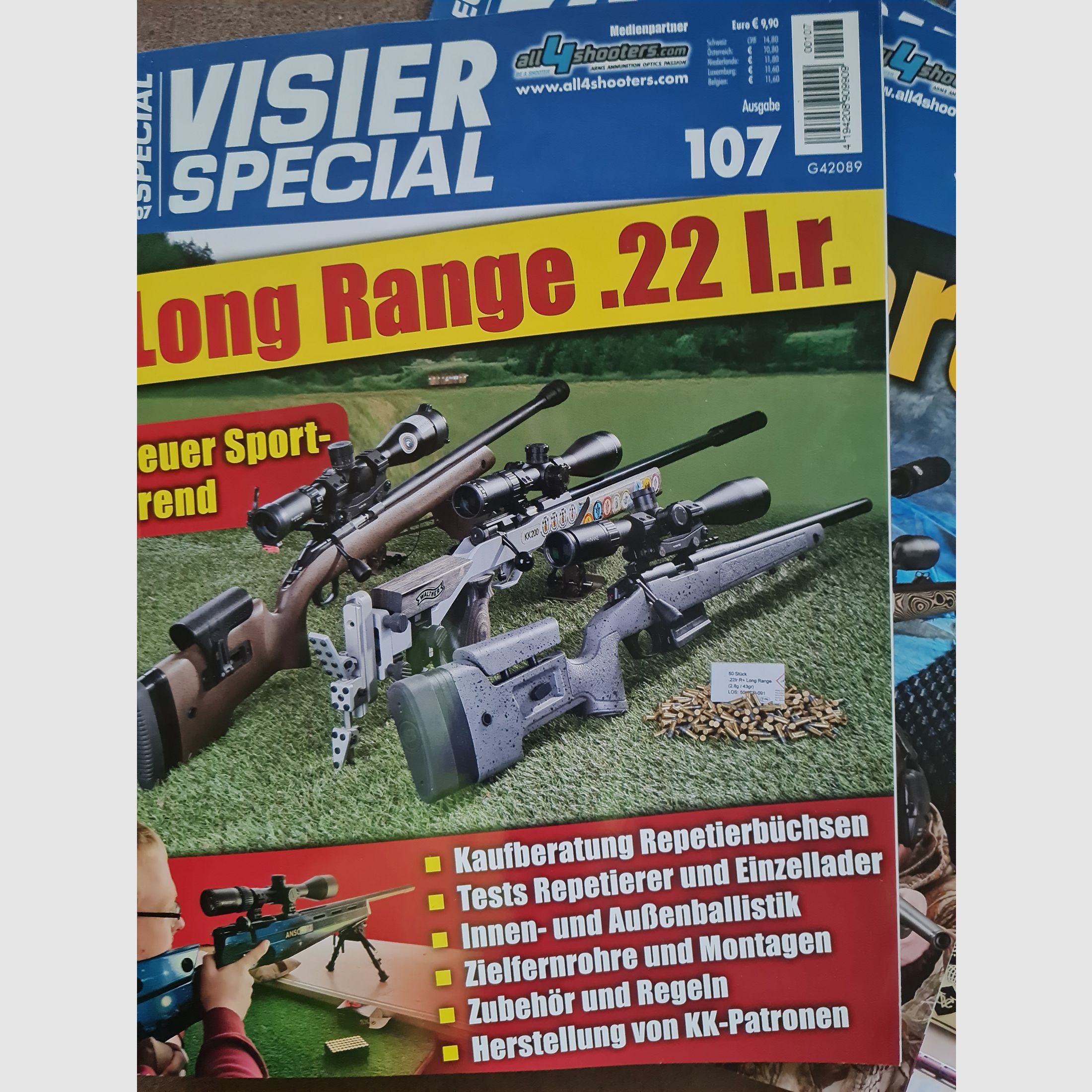 4 x Visier Special Ausgabe: 76 , 82,  104 und 107