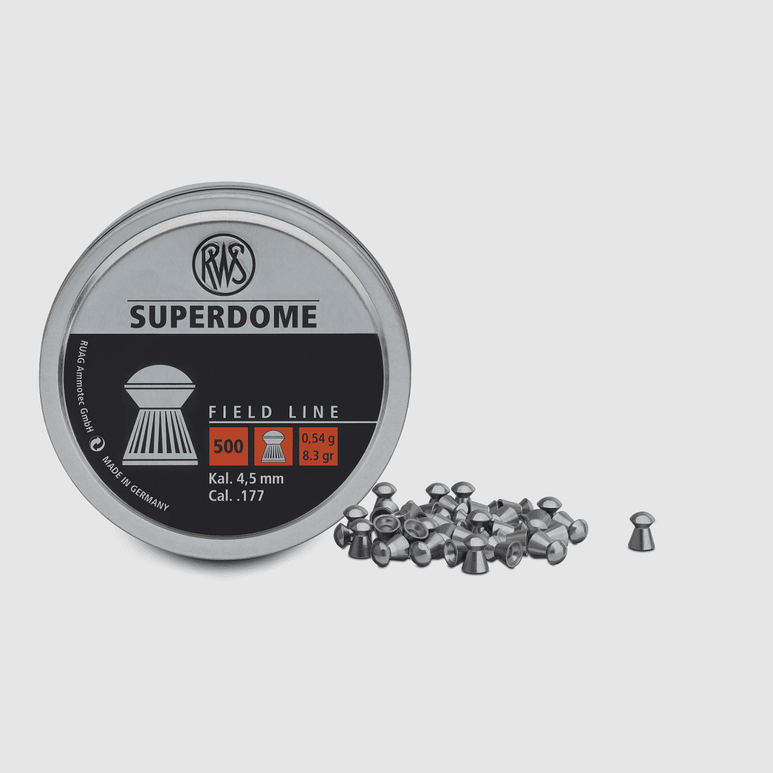 RWS S-DOME Diabolo 4,5 mm 0,54 g 500er