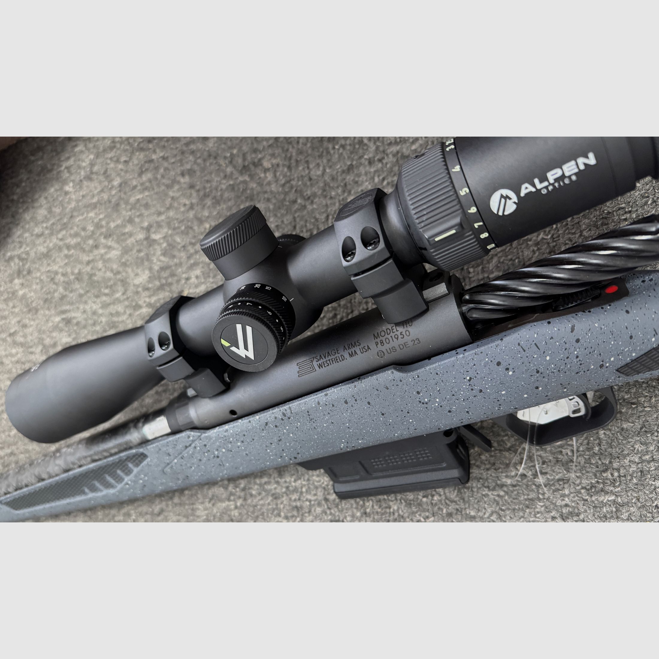 Savage 110 Carbon Predator BA 6,5mm Creedmoor met Alpenoptics APEX 2,5-16x42 - nieuw wapen, afbeelding 6 van 9