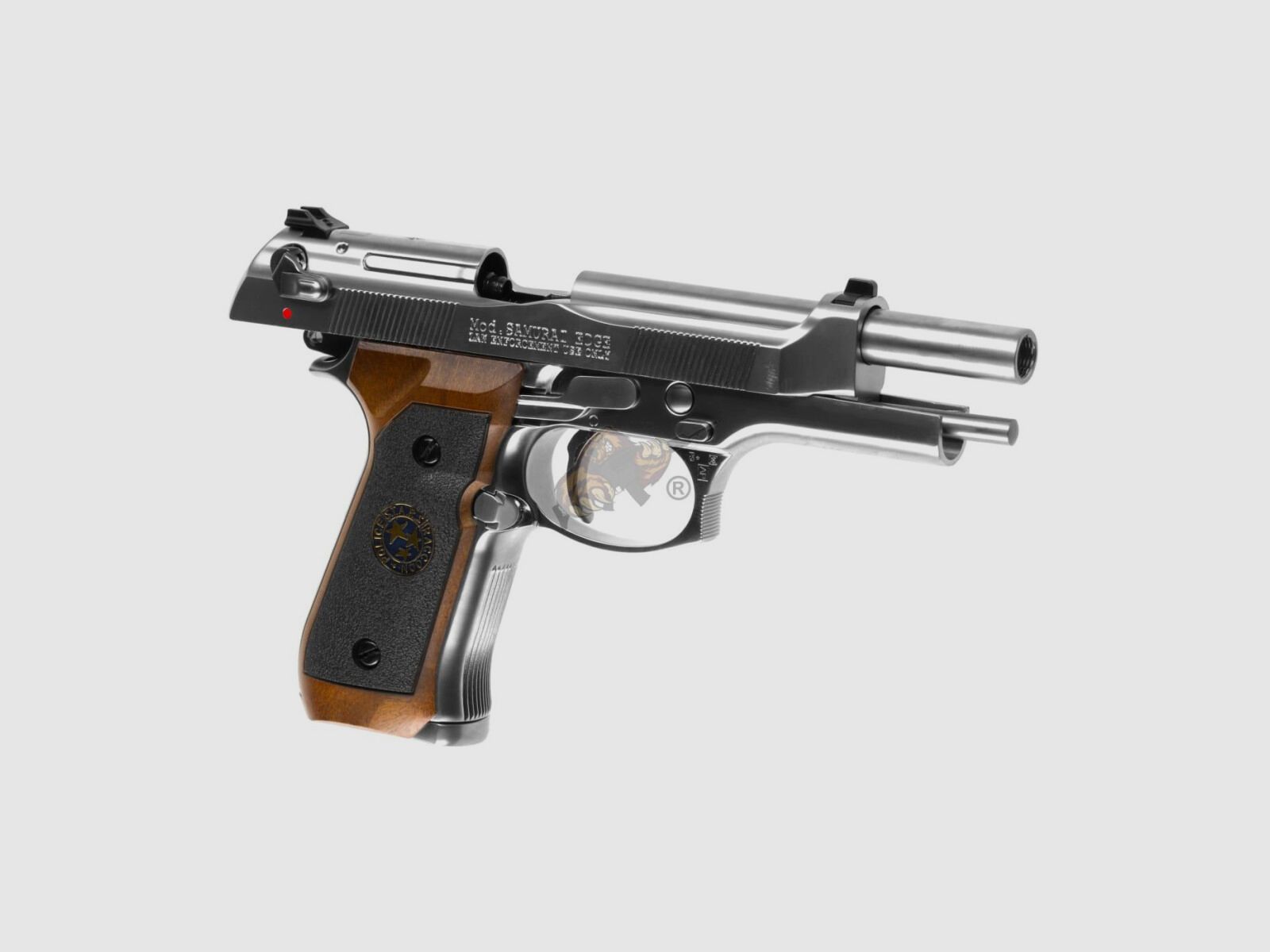 M92 Mod. Samurai Edge Biohazard Chrom Full Metal GBB -F-