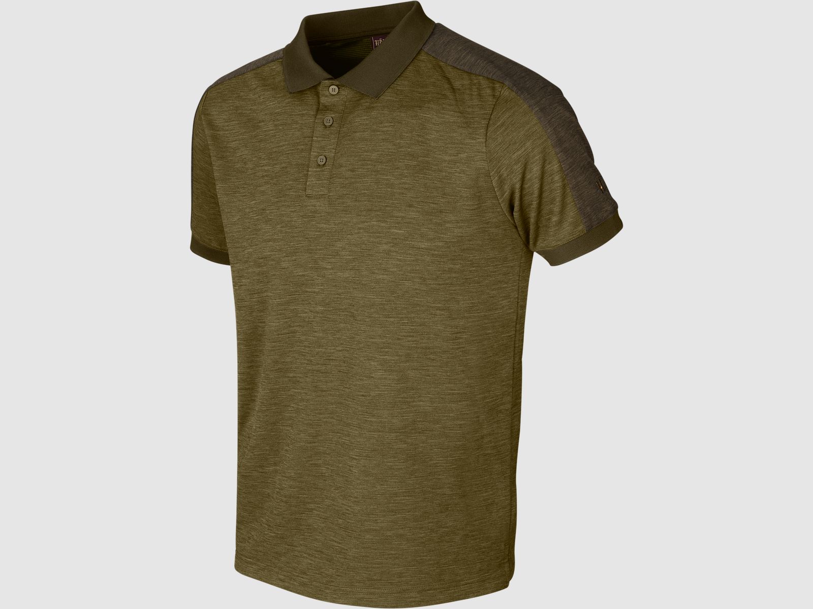 Härkila Tech Polohemd Dark Olive/ Willow Green