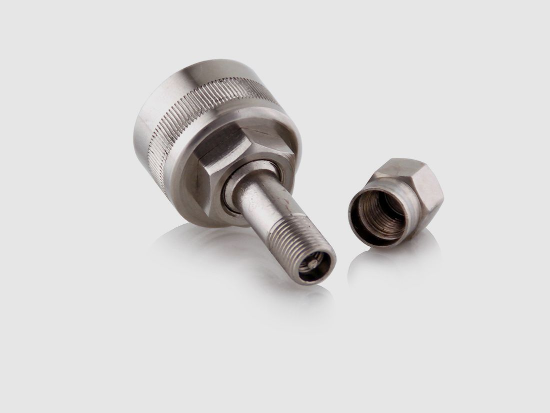 Adaptateur de pompe à air Petromax chrome HK150/HK250/HK350/HK500 lampes de poche