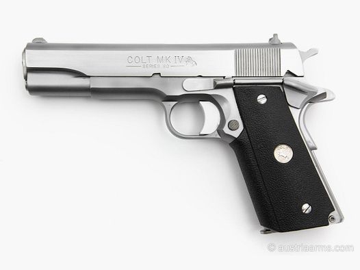 Colt 1911 Mark IV Series 80 Stainless, Classico Americano in Nuove Condizioni, .45 ACP