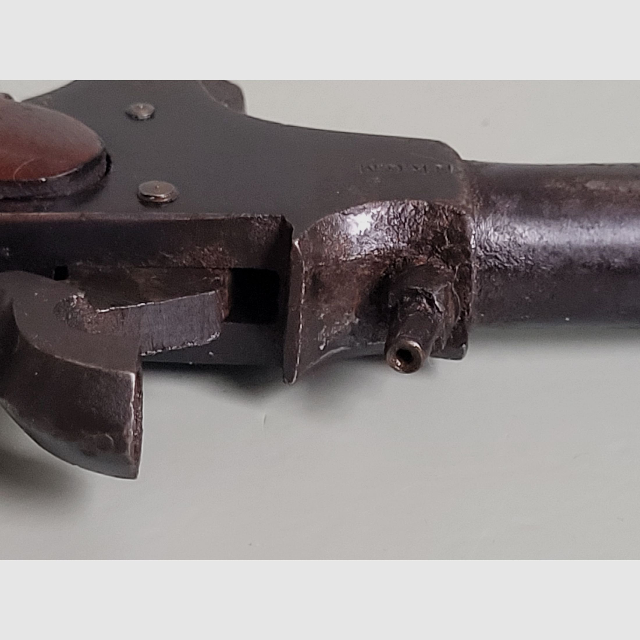 D.R.G.M. Perkussion Vorderlader Pistole - TRICO - 1890er Jahre - Kästchen 