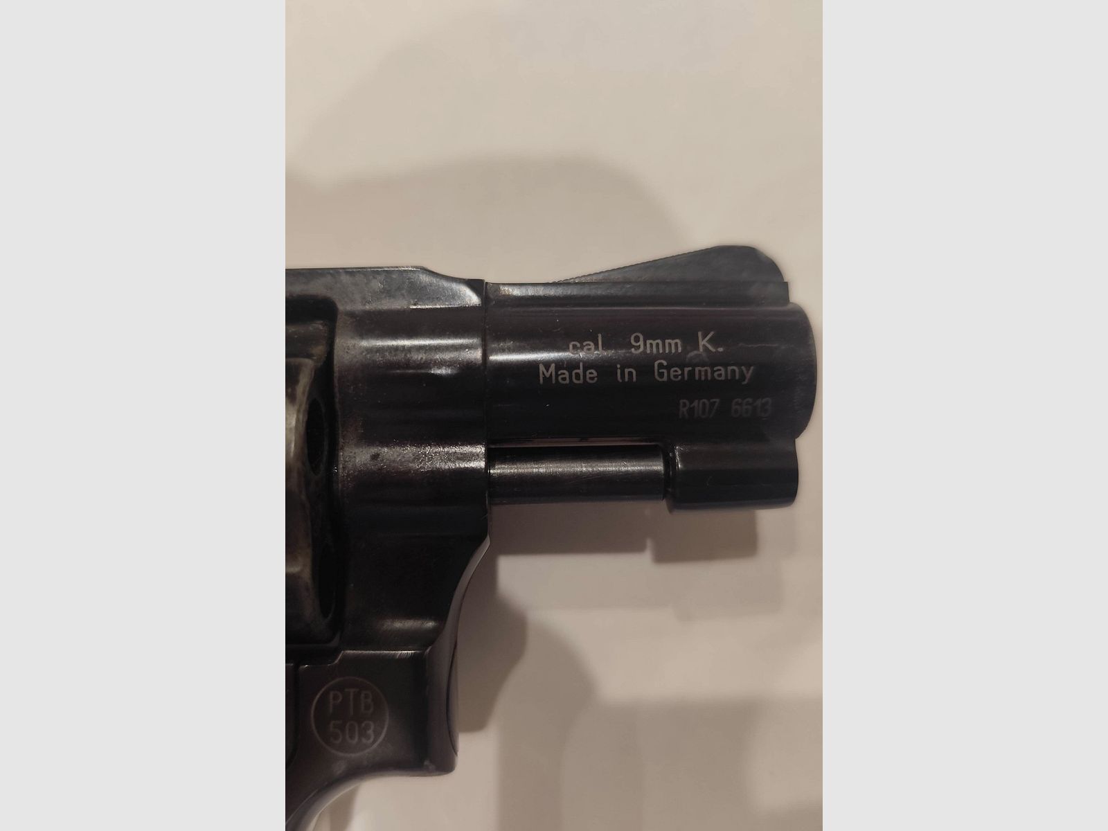 Smith & Wesson Chiefs Special  9mm R.K. - schwarz PTB 503