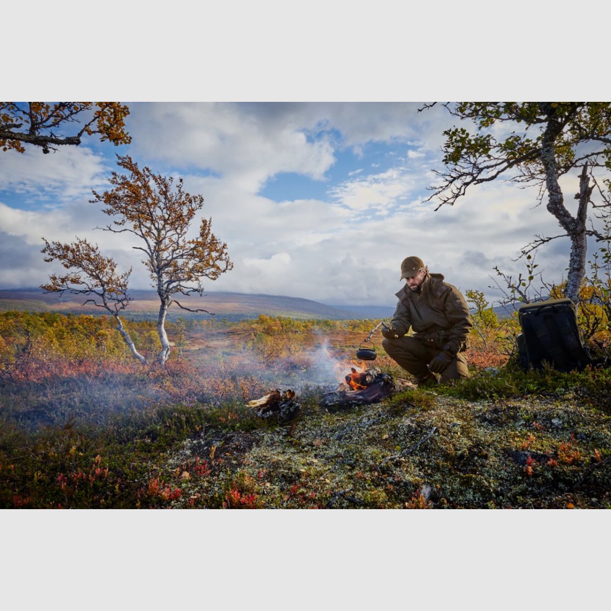 Pantalones HÄRKILA Pro Hunter X Marrón Sombra