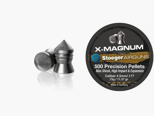 STOEGER Geschosse H&N X-MAGNUM Kal. 4,5 mm 0,75 gr.