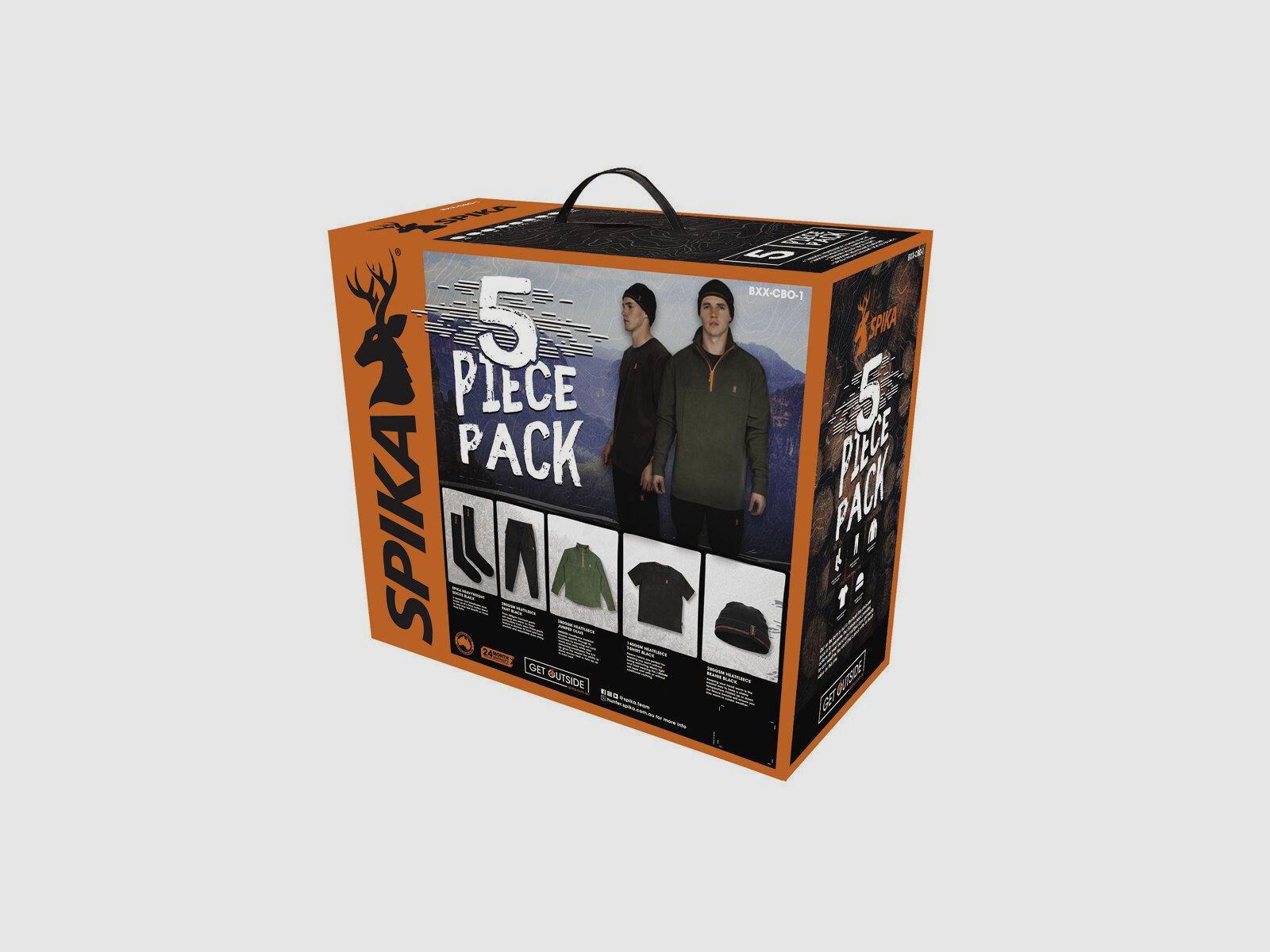 5 pezzi box pack uomo (oliva)