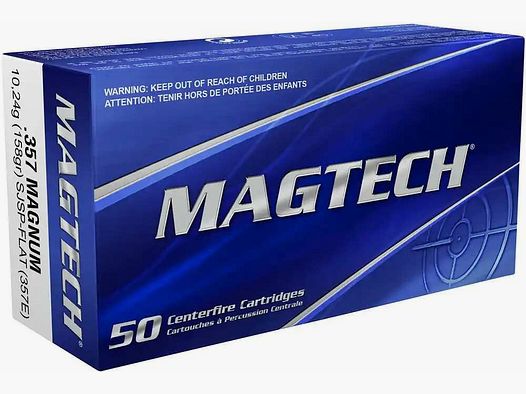 Magtech .357 Mag. SJSP 158 grs.