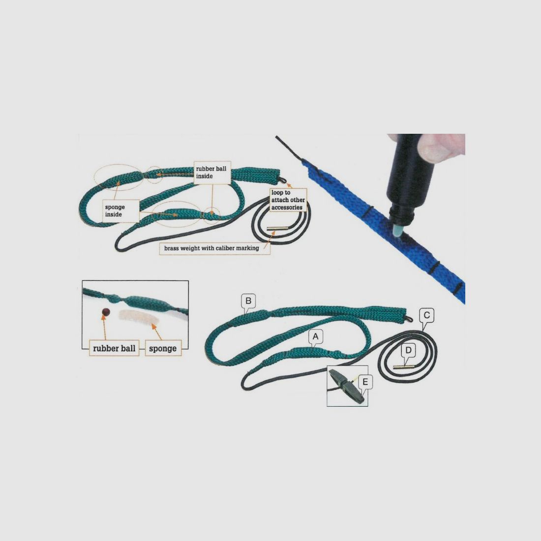 BoreBlitz 10.8-11.6mm / 44-45 barrel&chamber cleaning tool, Bild 2 von 2
