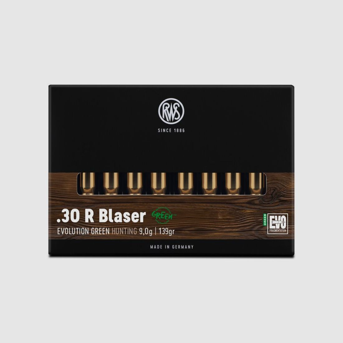 RWS .30R Blaser RWS Evo Green 139grs - 20Stk