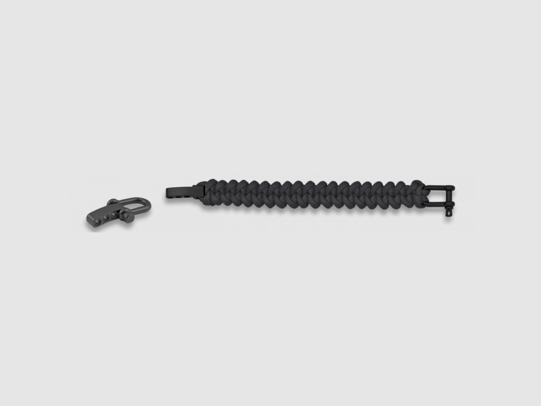 PARACORD POLSENBAND ZWART 33951