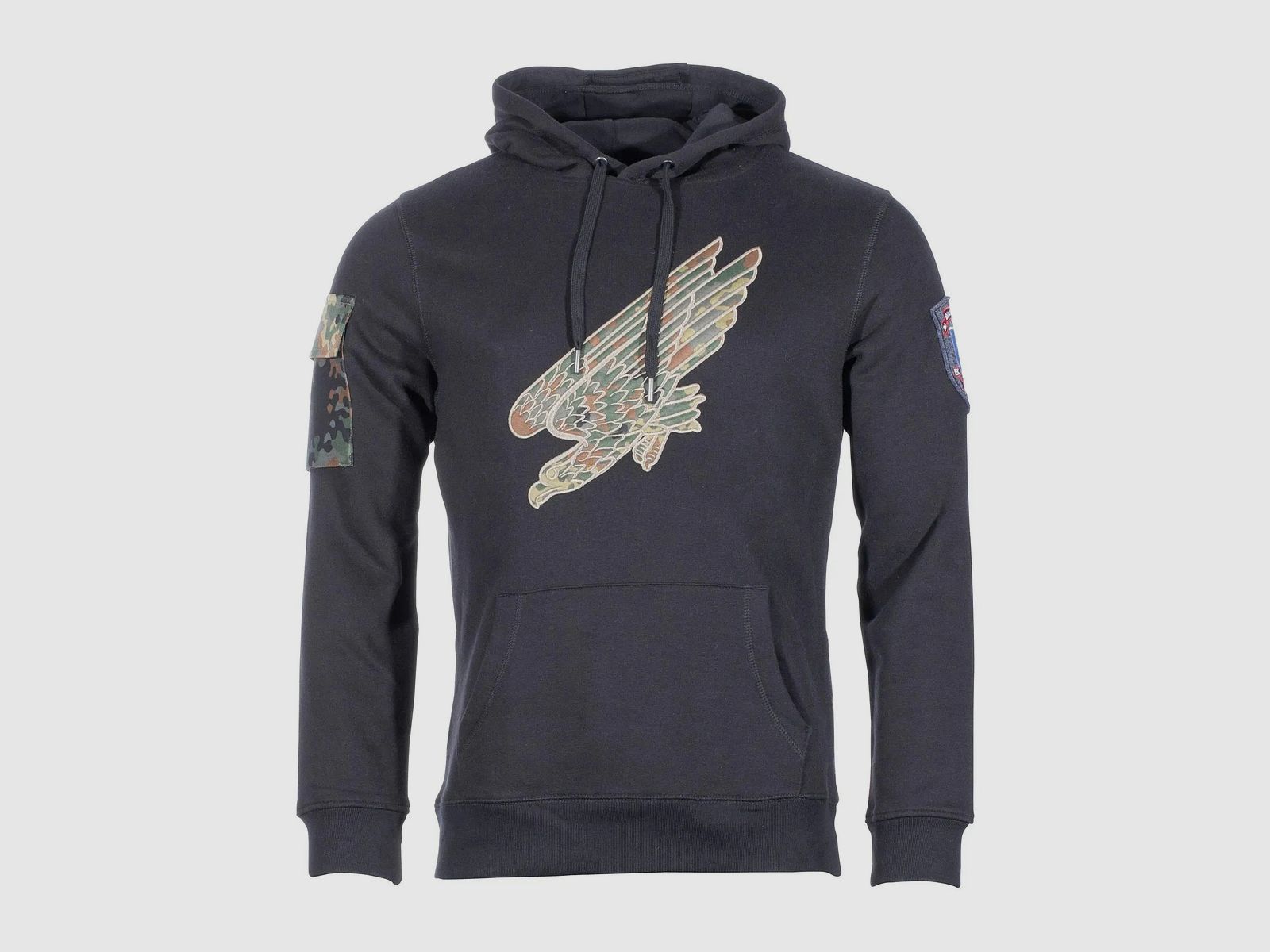 Unbekannt Hoodie Bundeswehr Adler schwarz