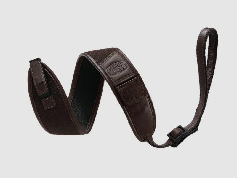 Gewehrriemen Deluxe braun - 2 Fächer für Patronen